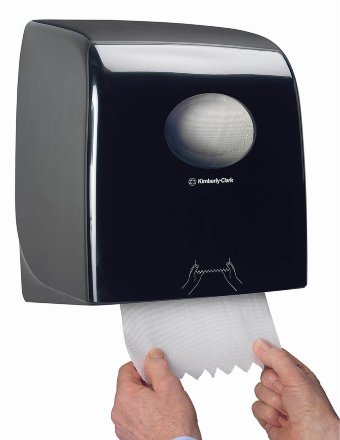 AQUARIUS SLIMROLL diržač za ubrus od 165 m - crni - Слика 3