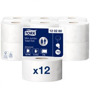 TORK ADVANCE toalet mini jumbo rolna 170m 12/1