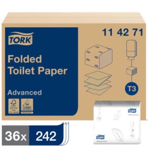TORK PREMIUM toalet papir u listićima  II-fold WH 2P 36x242