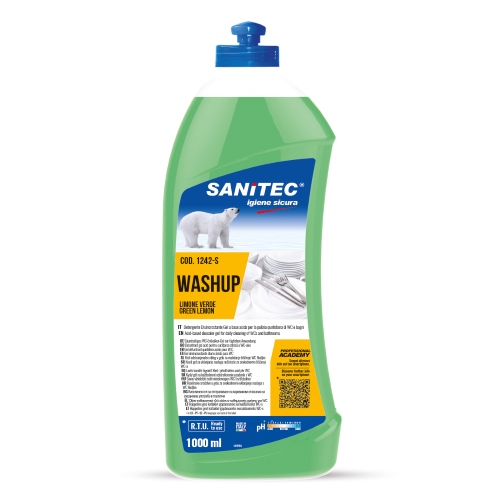 WASHUP LIMONE VERDE - Deterdžent za ručno pranje posuđa 1000 ml