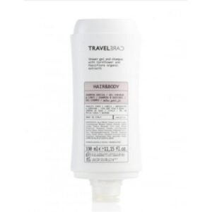 TRAVEL CARE gel za tuširanje i šampon, bočica 330 ml